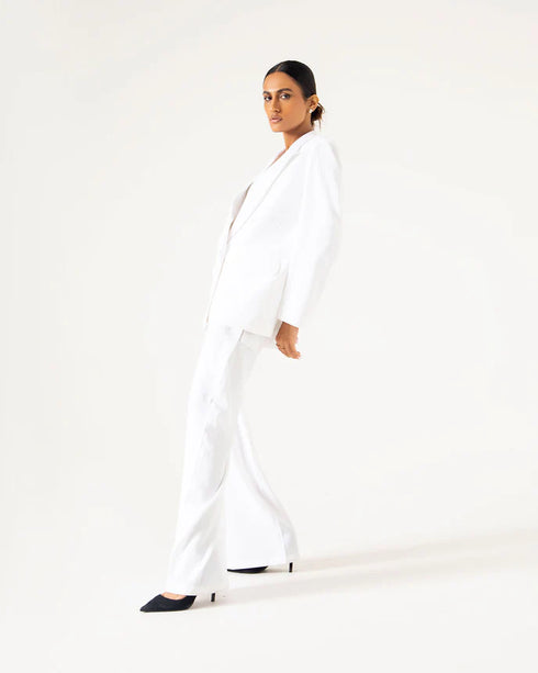 TAILORED OVERSIZED PANAMA BLAZER